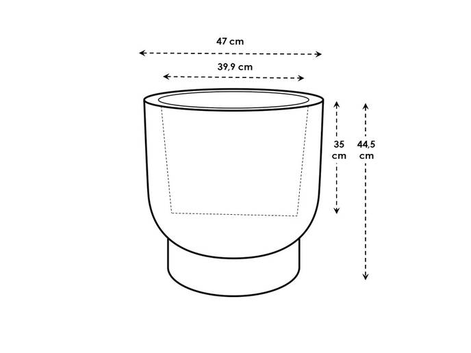 amber grail 47cm balanced beige